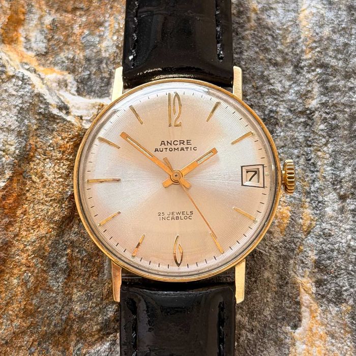 Zegarek Ancre Ultramatic - Hermann Becker - 14k Złoto - 1960s