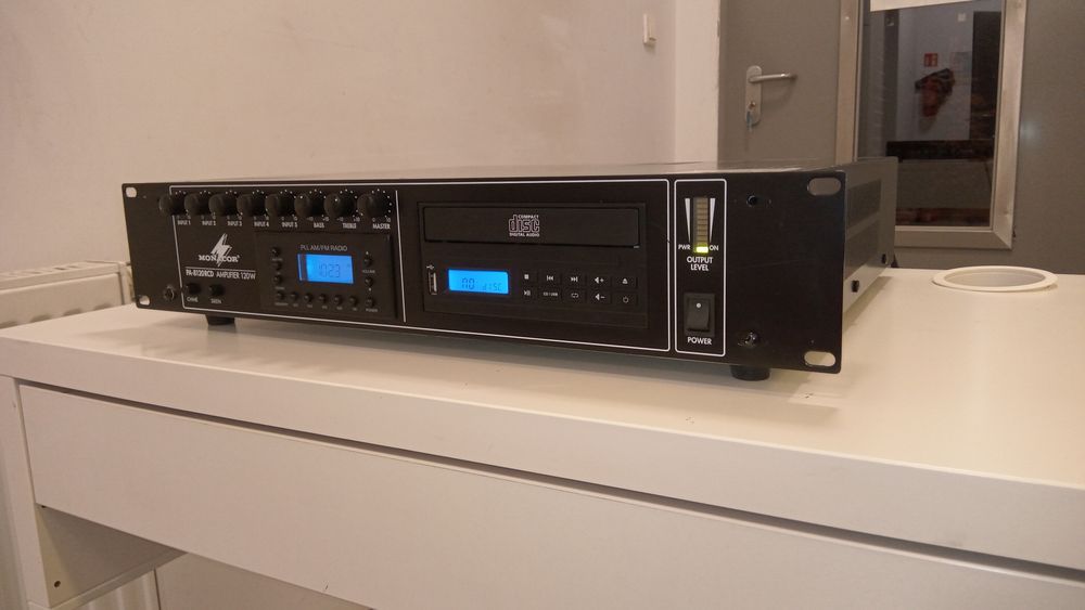MONACOR PA-8120RCD - wzmacniacz miksujący PA