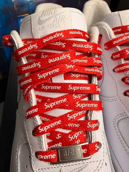 Nike Air Force 1 Supreme White R.42