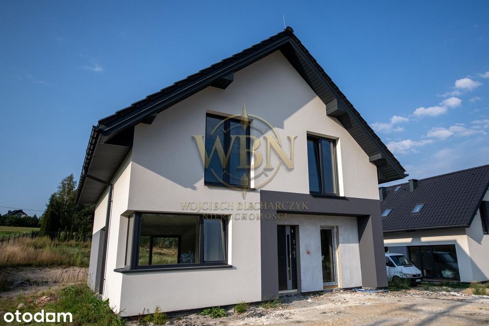Dom wolnostojący na dużej 9-arowej działce , Krzyszkowice ,Stan Dewelo