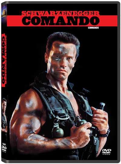 Filme em DVD: Comando (com Arnold Schwarzenegger) - NOVO! SELADO!