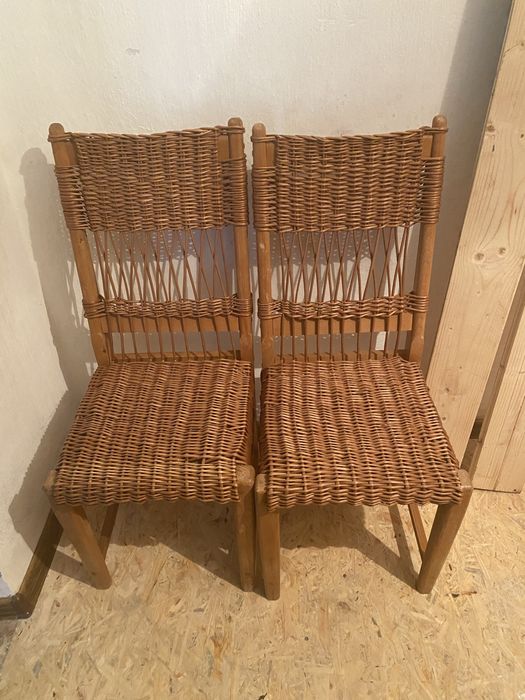 Стулья плетеные 2 шт.