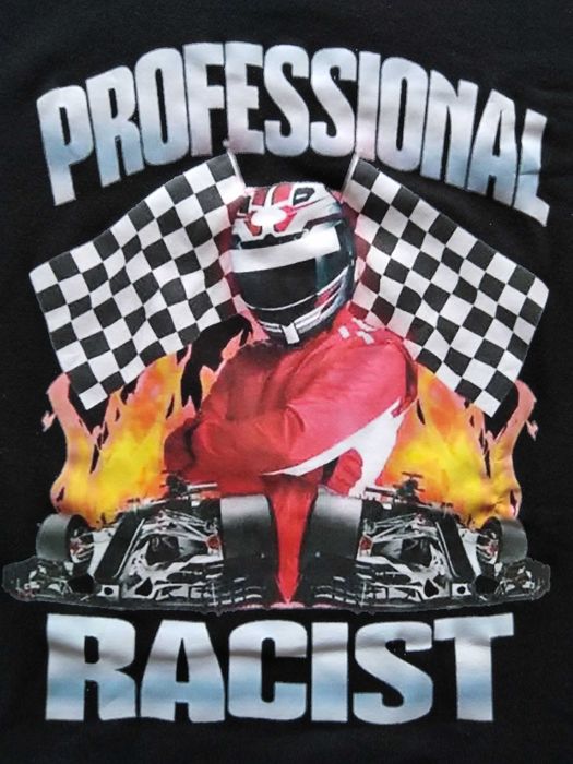 T-Shirt Profissional Racist Race Car