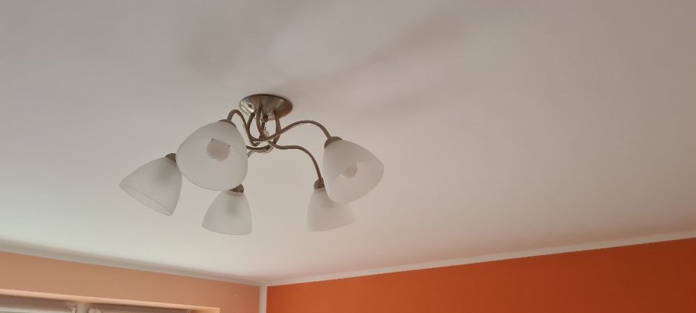 Żyrandol oraz lampę stojącą tanio sprzedam