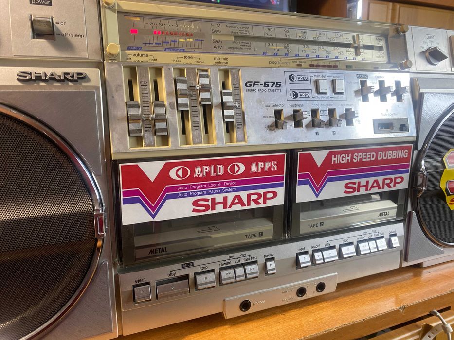 SHARP GF-575 1982 року (відео відновлення)