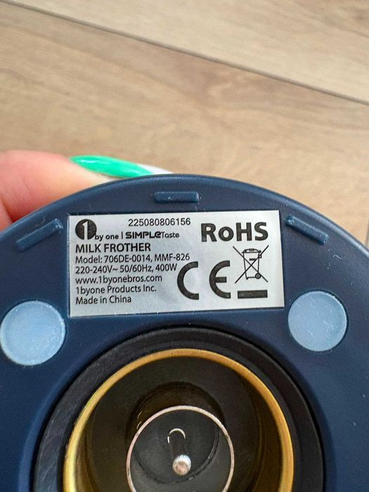 Elektryczny spieniacz SIMPLETASTE do mleka 4w1, 240ml, 500W, granatowy
