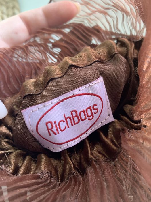 Маленька плетена сумочка-кісет rich bags