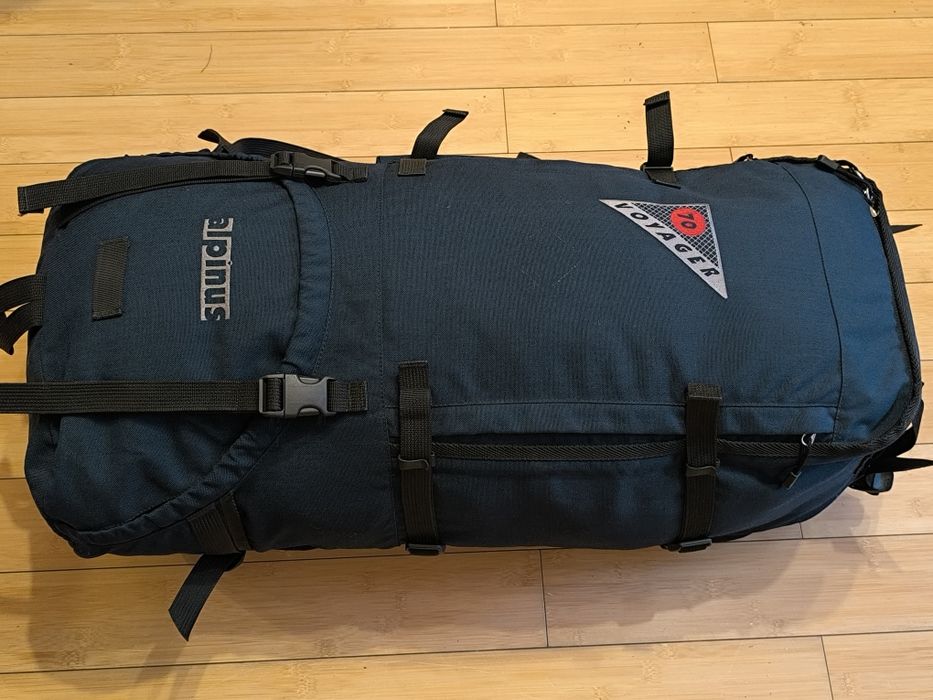 2w1 TORBA I PLECAK Alpinus Voyager 70L Cordura Rewelacyjny