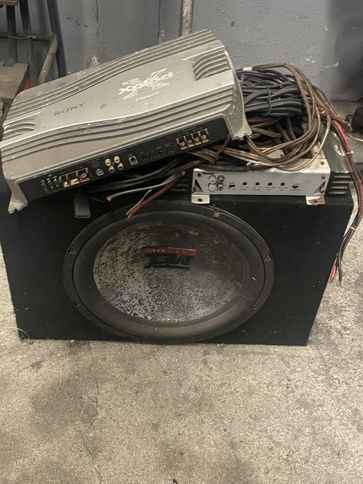 Subwofer + 2 amplificadores