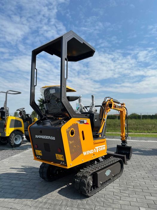 Nowa Minikoparka XN10 ramie skrętne hydraulika robocza