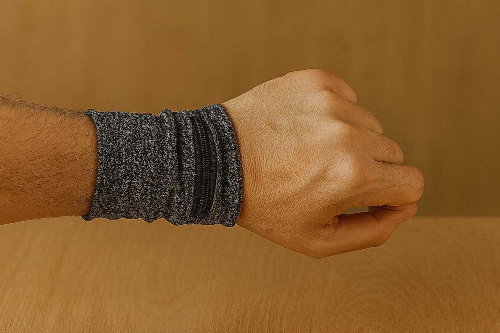 Bolsa de pulso Unissexo – Ideal para Corrida, Ginásio, Ciclismo