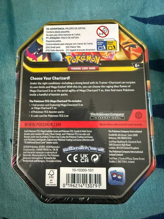 Pokemon Mega Charizard Tin