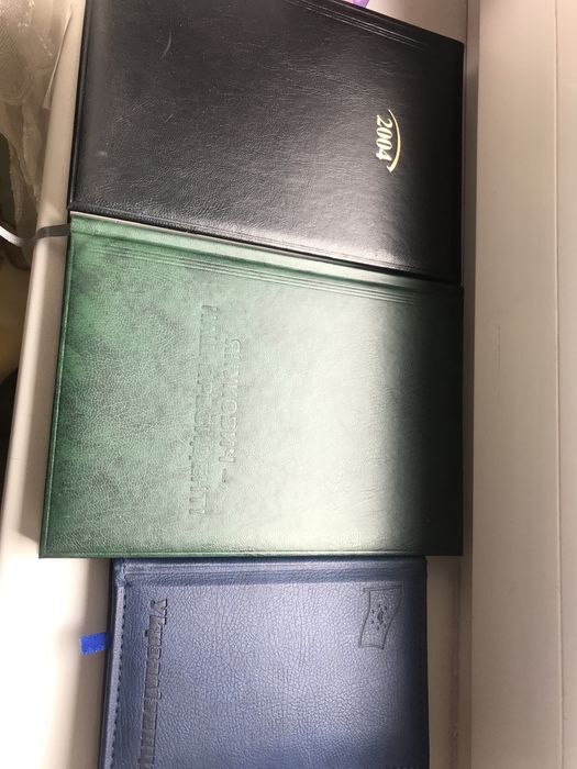 Ежедневники , еженедельники  разных годов