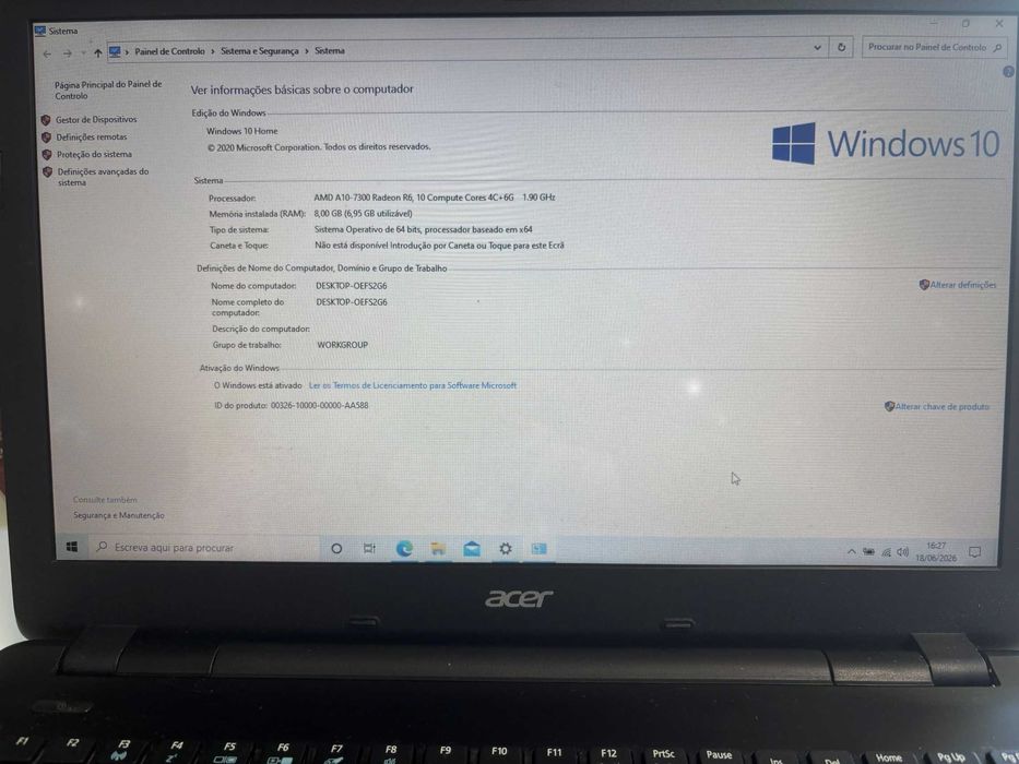 PC Portátil Acer Aspire E5-551G-T8FG