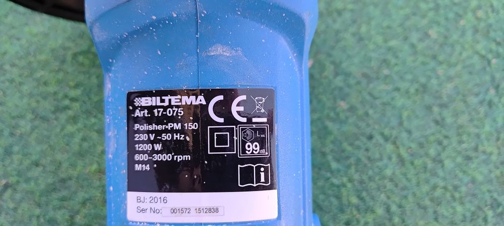 Polerka szlifierka kątowa duża biltema 1200w