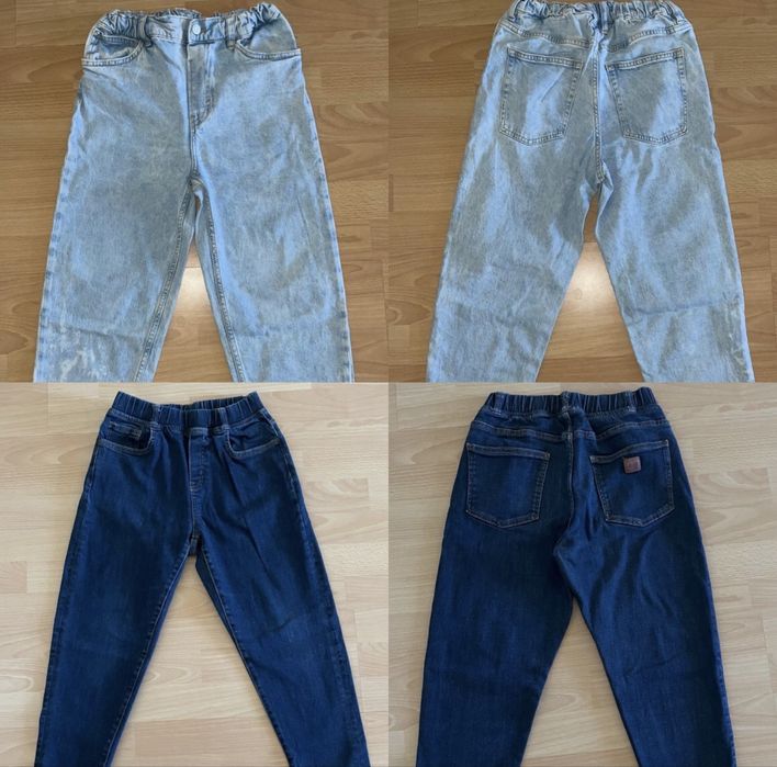 Джинсы момс moms zara hm джоггеры 146-152 стрейчевые