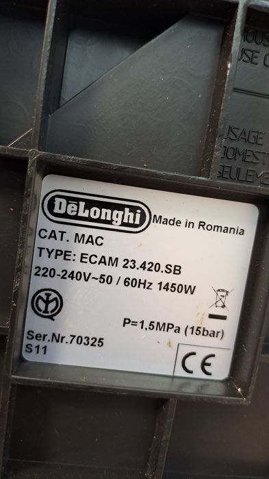 Кавомашина Delonghi Ecam23.420.SB
