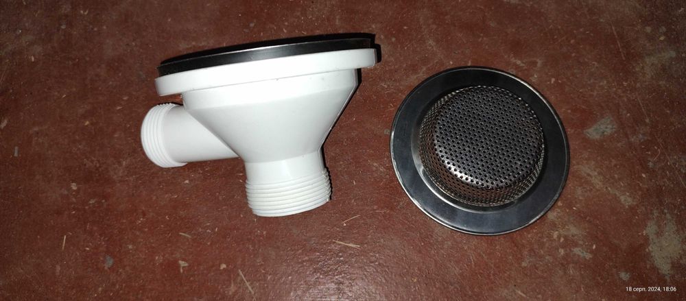 Єврозлив з сіткою для кухні, ціна за все.