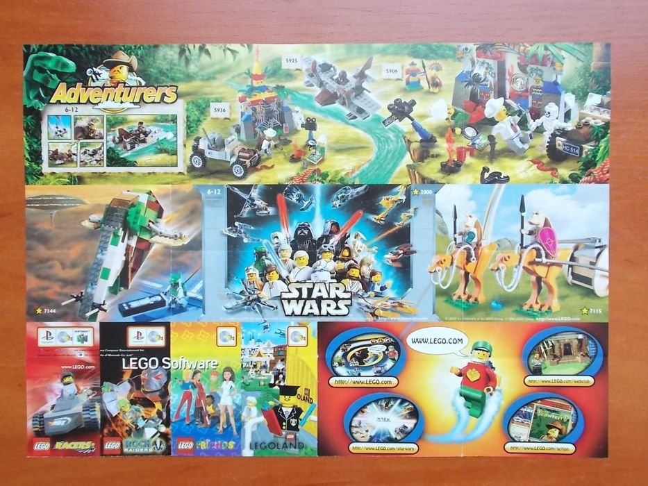 LEGO katalog 2000 mały Knights Kingdom używany