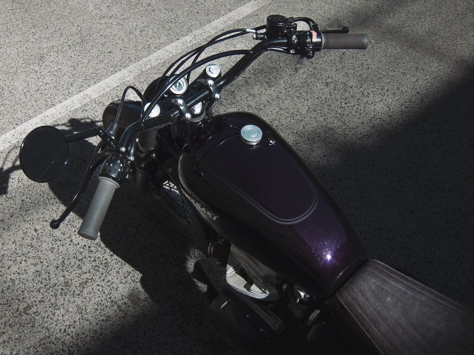 Kawasaki W650 Purple Rain