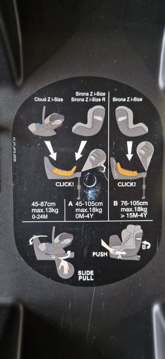 Cybex sirona T i-size + Base z rotativa 360°