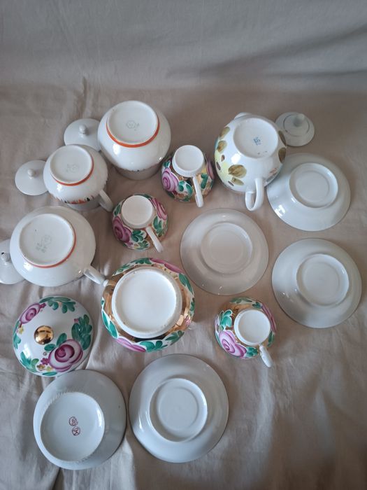 Чайные пары фарфоровые