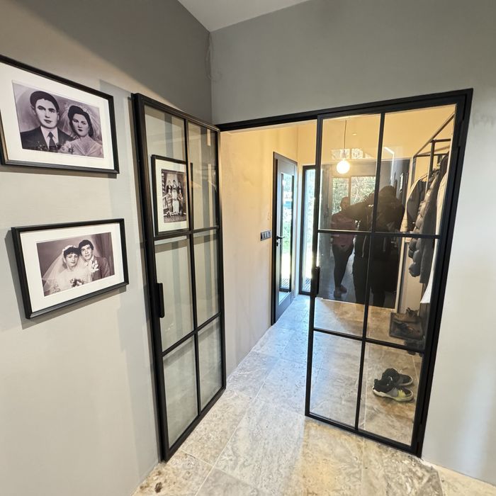 Drzwi Loft ze stali malowane proszkowo