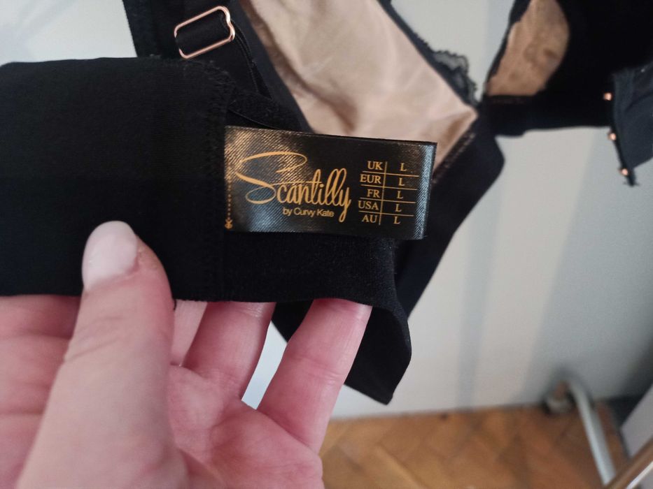 Biustonosz braletka Scantilly INDULGENCE BLACK rozm. L