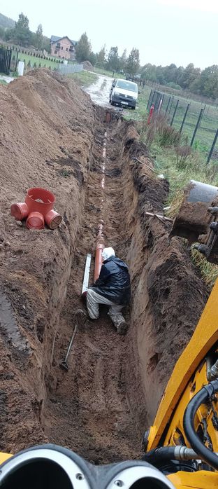 Usługi koparką gąsienicową