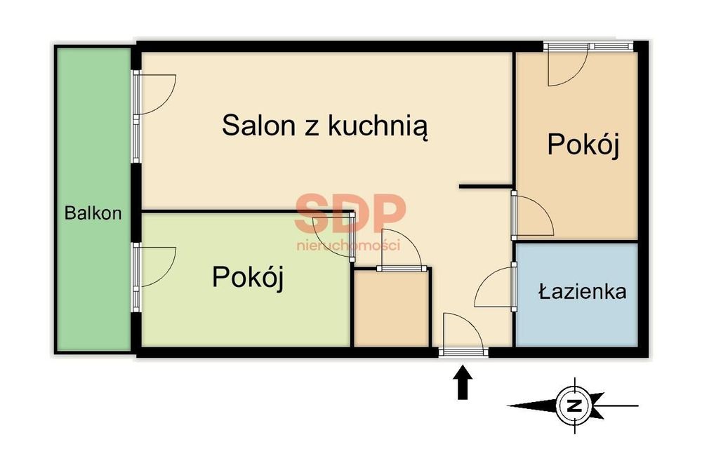 nowe budownictwo, gotowe do wprowadzenia, eleganckie 3 pokoje