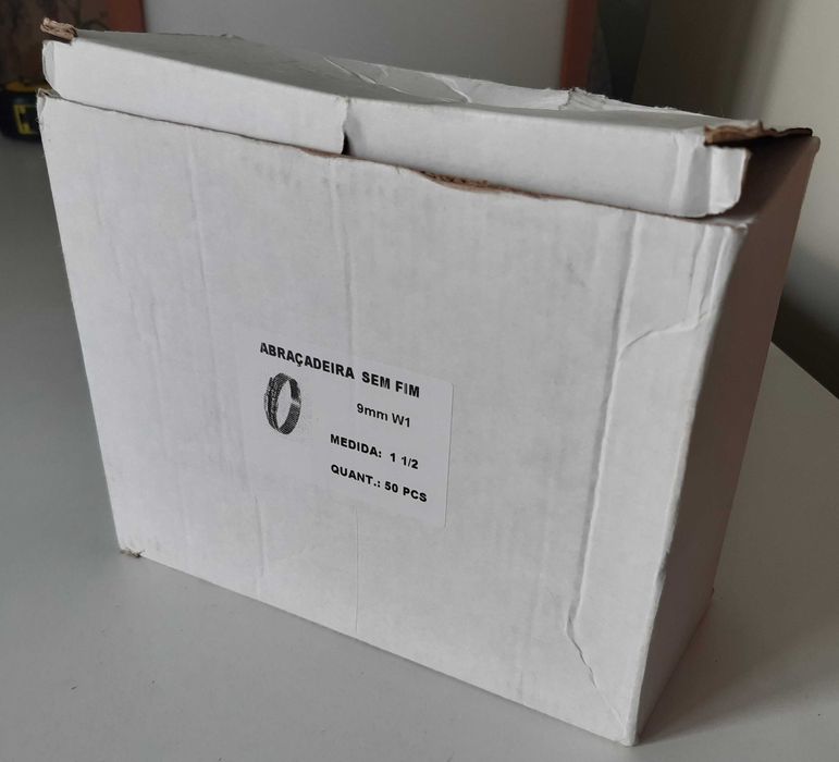 Caixa 50 Abraçadeiras Metálicas 32-50mm tipo Alemão W1 Novas
