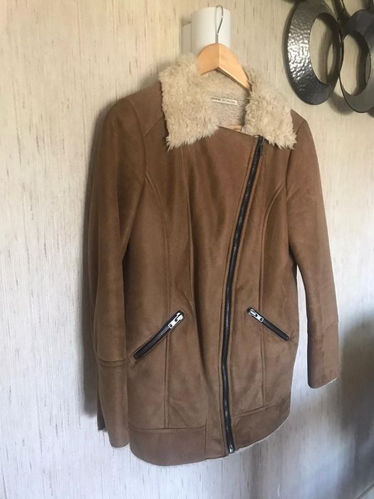 Casaco suede Stradivarius