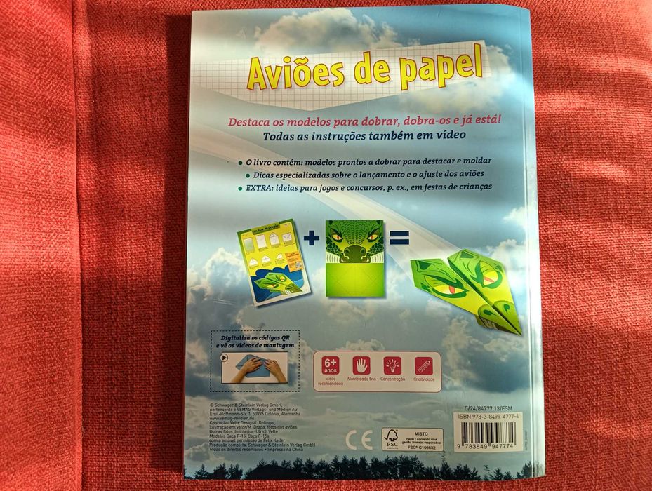 Aviões de Papel 19 instruções e 30 modelos prontos a dobrar