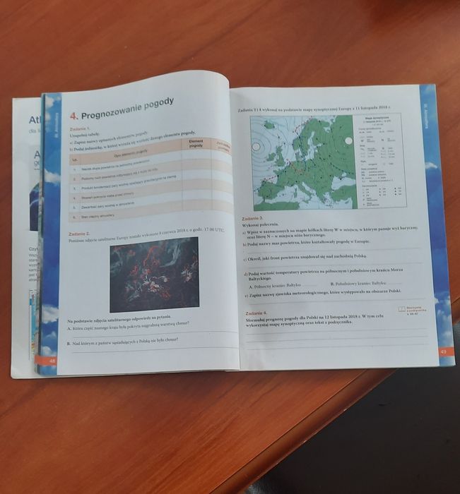 Karty pracy do geografii, liceum kl. 1