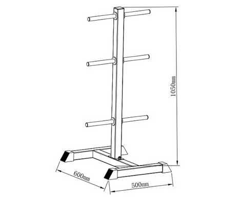 Stojak na obciążenia 30mm uniwersalny udźwig 210kg