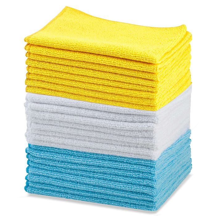 Ściereczki Z Mikrofibry Amazon Basics 24 Szt. 40x30 Cm CW190423