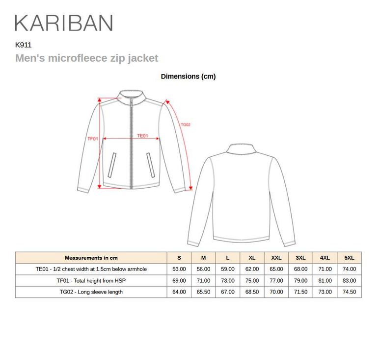 Polar Kariban K911 – NOWY – rozmiar XL – kolor czarny