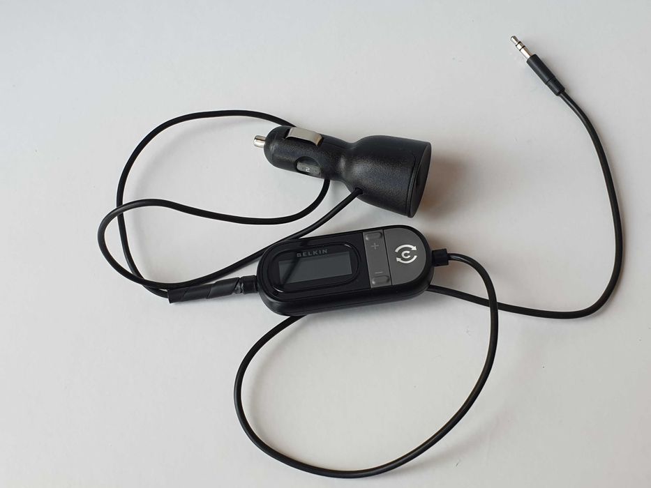 FM трансмітер Belkin  F8Z439EA  Jack 3.5мм тюнер автомобільний прикурювач
