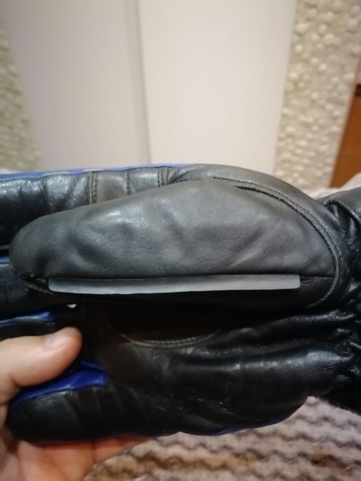 Мото перчатки шкіряні