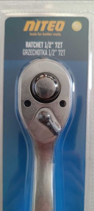 Grzechotka do kluczy nasadowych 1/2", 72T, NITEO