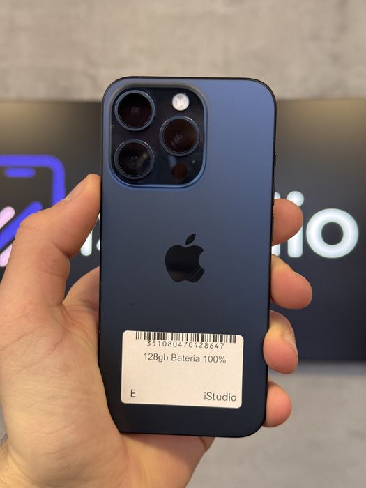 RATY 0% iPhone 15 Pro 128GB BATERIA 100% GWARANCJA 12 miesiecy!!!