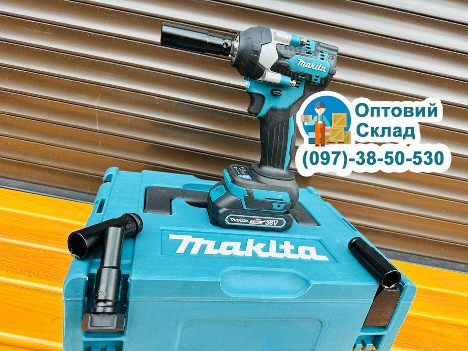 Гайкокрут Безщітковий Акумуляторний Makita DTW 500 BL Головка 1/2 36/6
