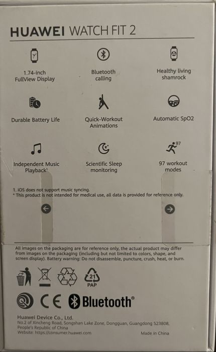 Relógio Smartwatch Huawei Watch Fit 2