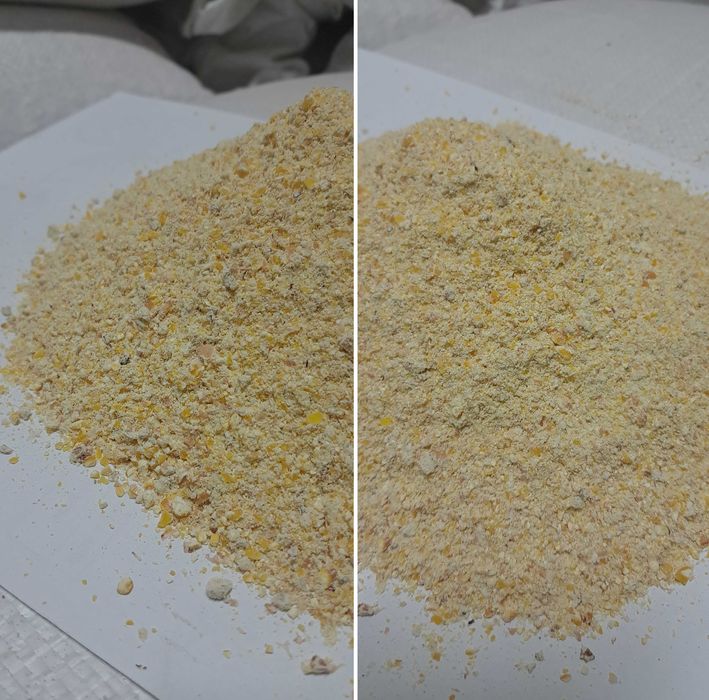 дробленая молотая КУКУРУЗА , крупа дерть КУКУРУЗНАЯ