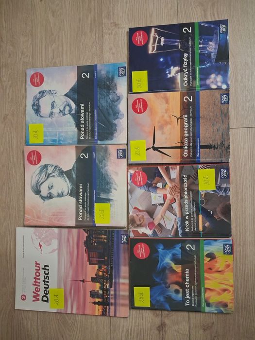 Sprzedam podreczniki do klasy 2 średniej  Nowa Era