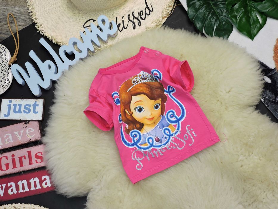 Italy - bajkowy t-shirt księżniczka Zosia r 68/74