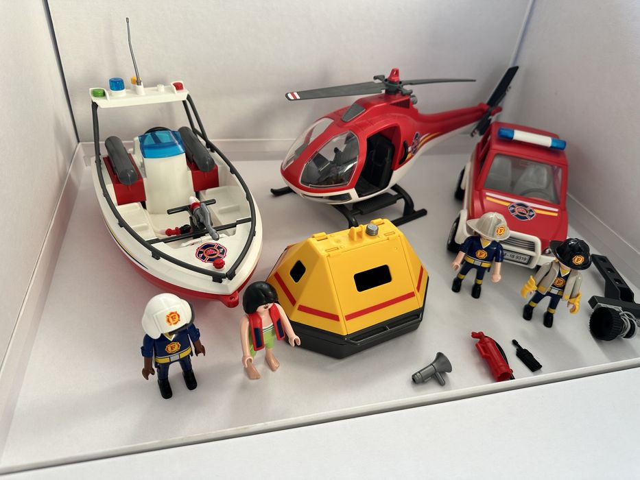 Playmobil, zestaw Misja Ratownicza Straży Pożarnej