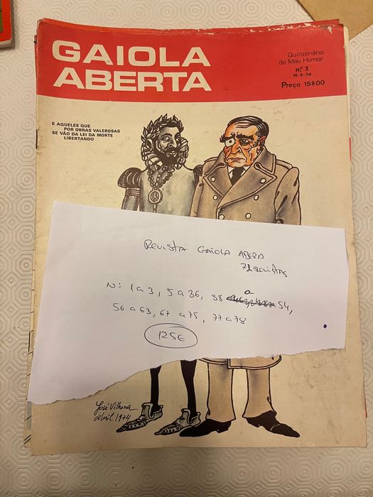 Revistas antigas