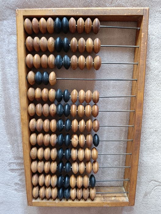Счеты деревянные времён СССР 45*27 см