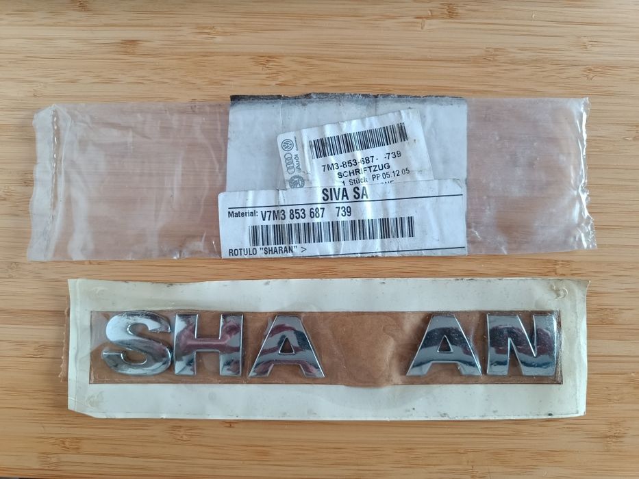 VW Sharan - letras originais VW